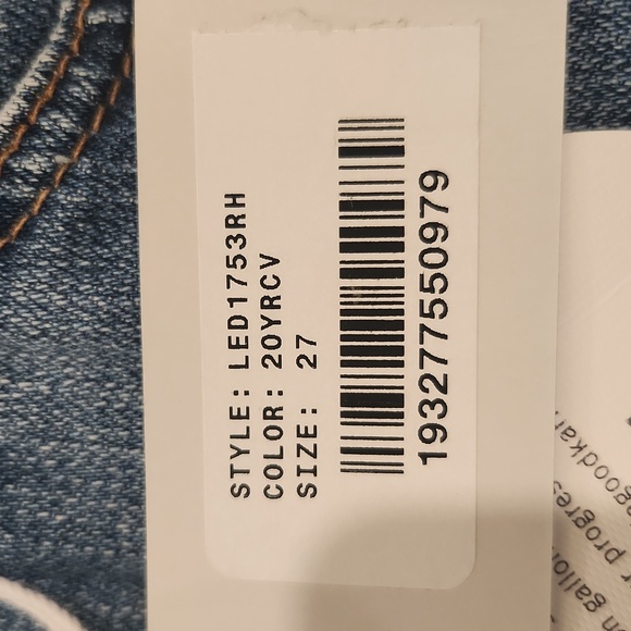 AG "the Isabelle" high rise straight crop jeans size 27, new with tags! - Picture 16 of 16